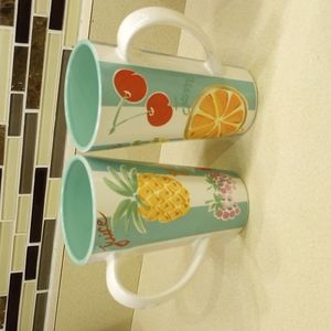 Mugs with Tropical Motif
